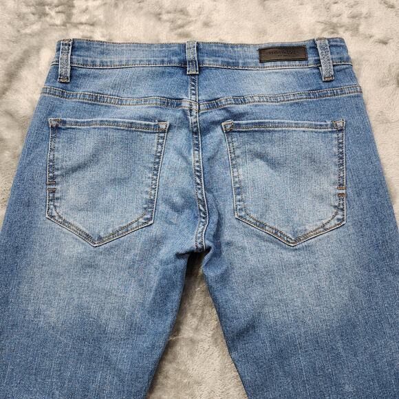 Kenneth Cole New York Jeans Mens 30X30 Blue Slim Fit Stretch Denim Casual Preppy - Picture 4 of 14